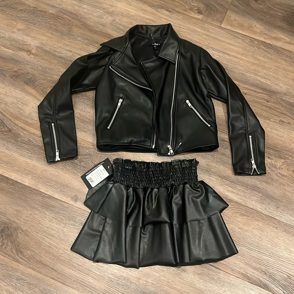 Girls FBZ leather outfit